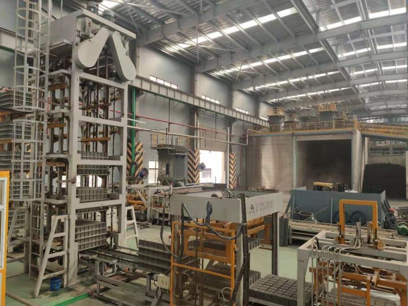 জিয়াংসু প্রদেশের টেক্সিংয়ে কিউএস 1500 স্বয়ংক্রিয় ব্লক প্রোডাকশন লাইন 