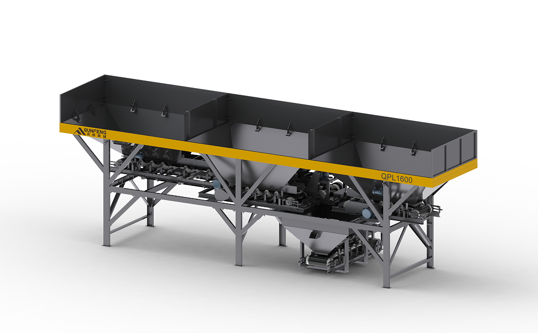 QPLD সিরিজ স্বয়ংক্রিয় কংক্রিট ব্যাচিং মেশিন (3-bin এবং 4-bin মডেলে উপলব্ধ)