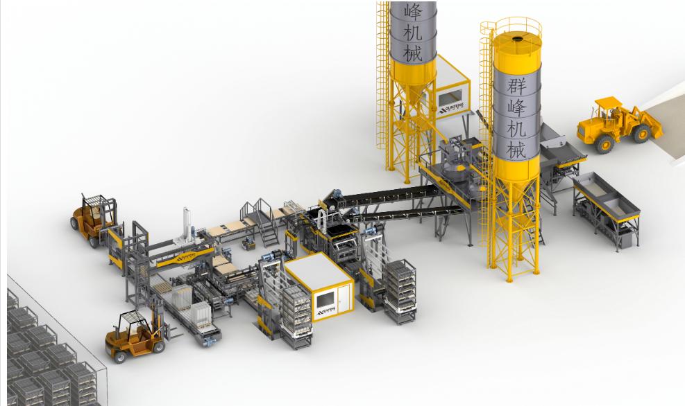 ফাঁপা ব্লক উত্পাদন লাইন 