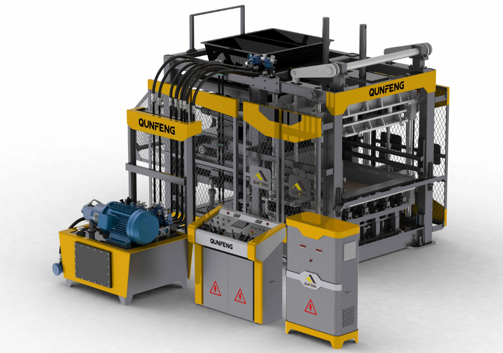 কংক্রিট সিমেন্ট ব্লক উত্পাদন উন্নত কংক্রিট ইট মেশিনগুলির সাথে স্মার্ট হয়ে যায়