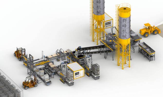 ব্লক উত্পাদন লাইন 