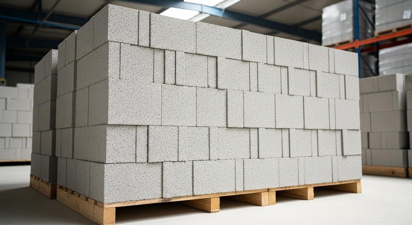 উচ্চ শক্তির AAC ব্লক: স্থিতিশীল, দ্রুত আউটপুটের জন্য স্বয়ংক্রিয় লাইন